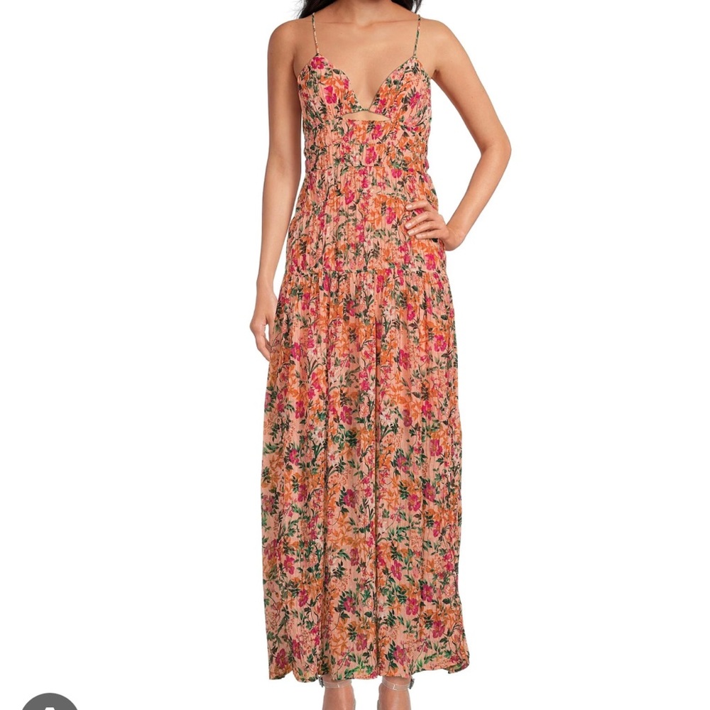Floral wedding guest dress